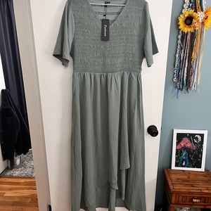 Scrunch top dress